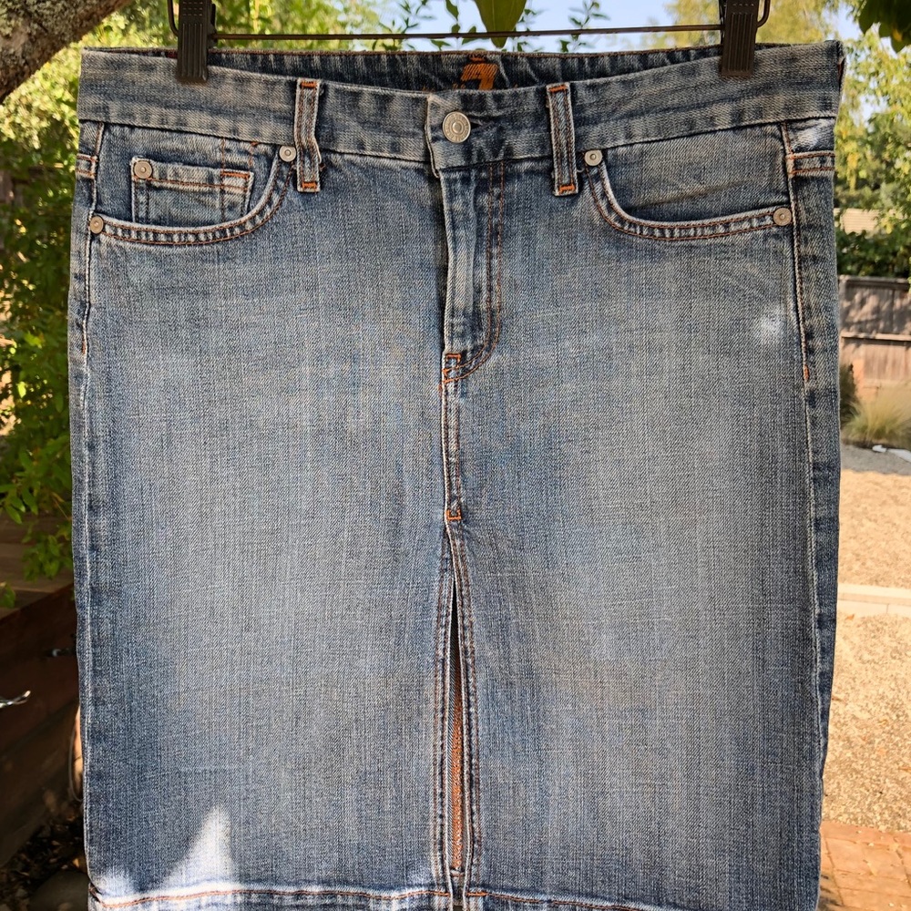 Seven 7 For All Mankind denim skirt